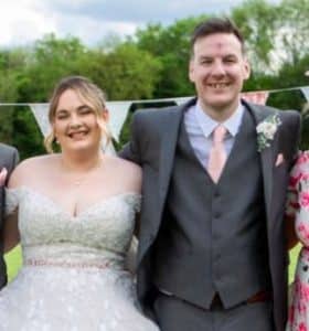 Connor, Head Chef at the Thatch, with his wife